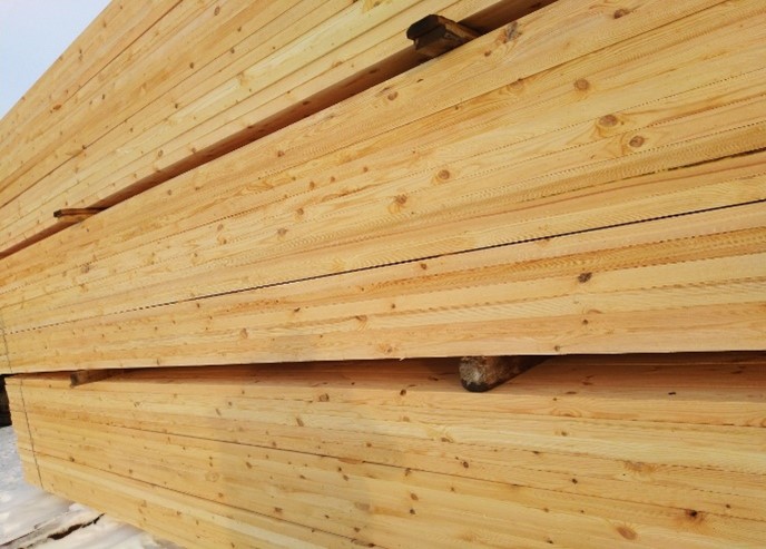 Pine board construction photo 1