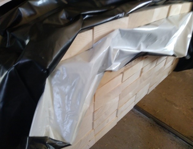 Pine board construction photo 2